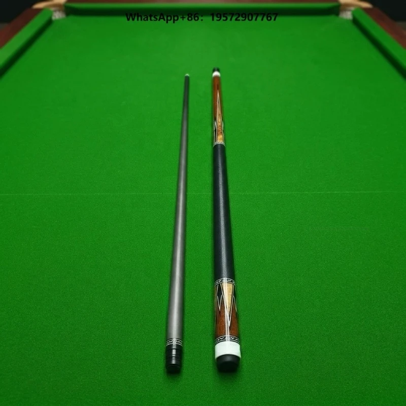 Carbon Fiber Pool Cue 58-inch Professional Handmade Maple Forearm Butt Pro Taper Low Deflection Shaft 12.5mm Tip