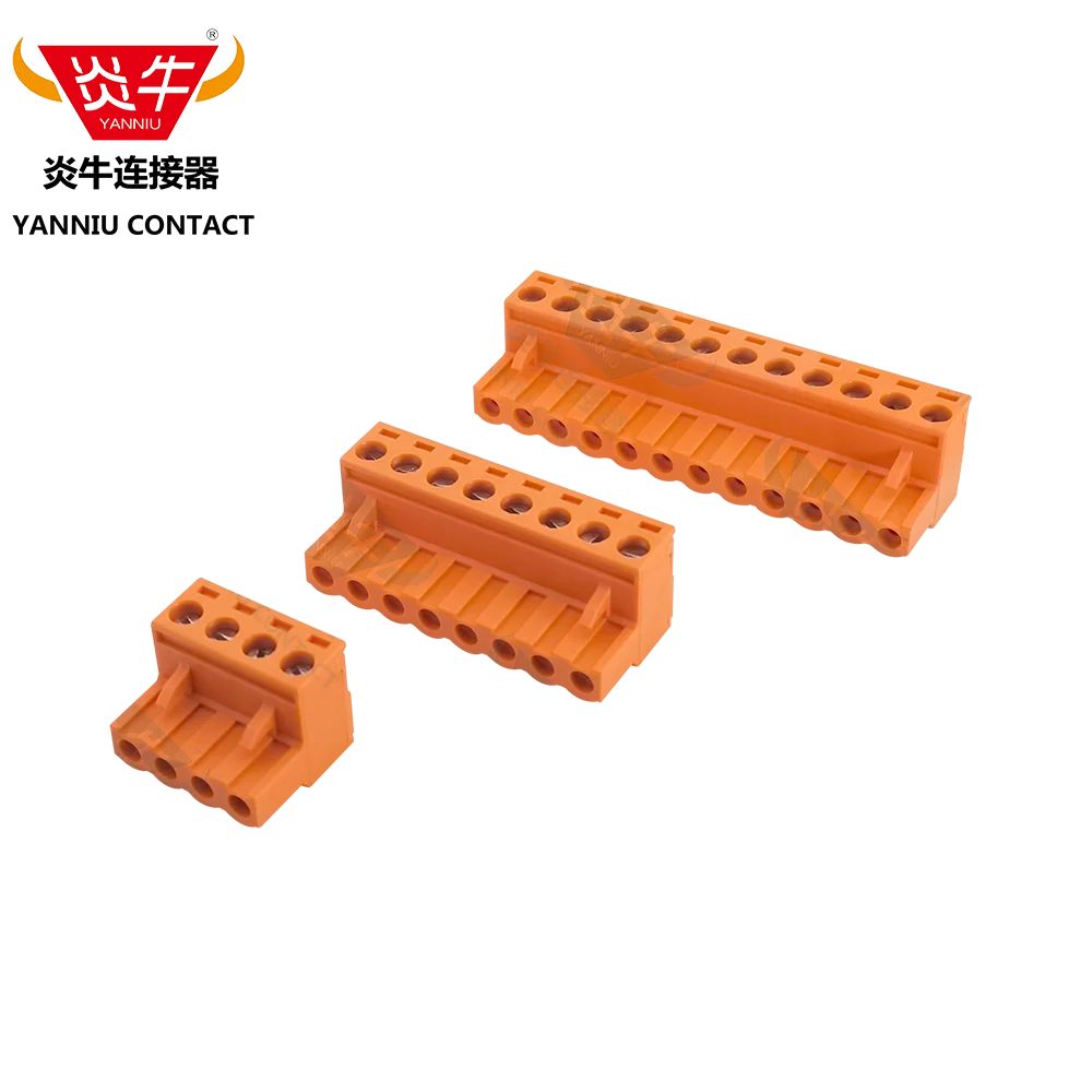 

10Pcs KF2EDGK 5.08mm Orange 2P ~ 12P PCB CONNECTOR PLUG-IN TERMINAL BlOCK MSTB 2,5 ST YANNIU 2EDGK-5.08