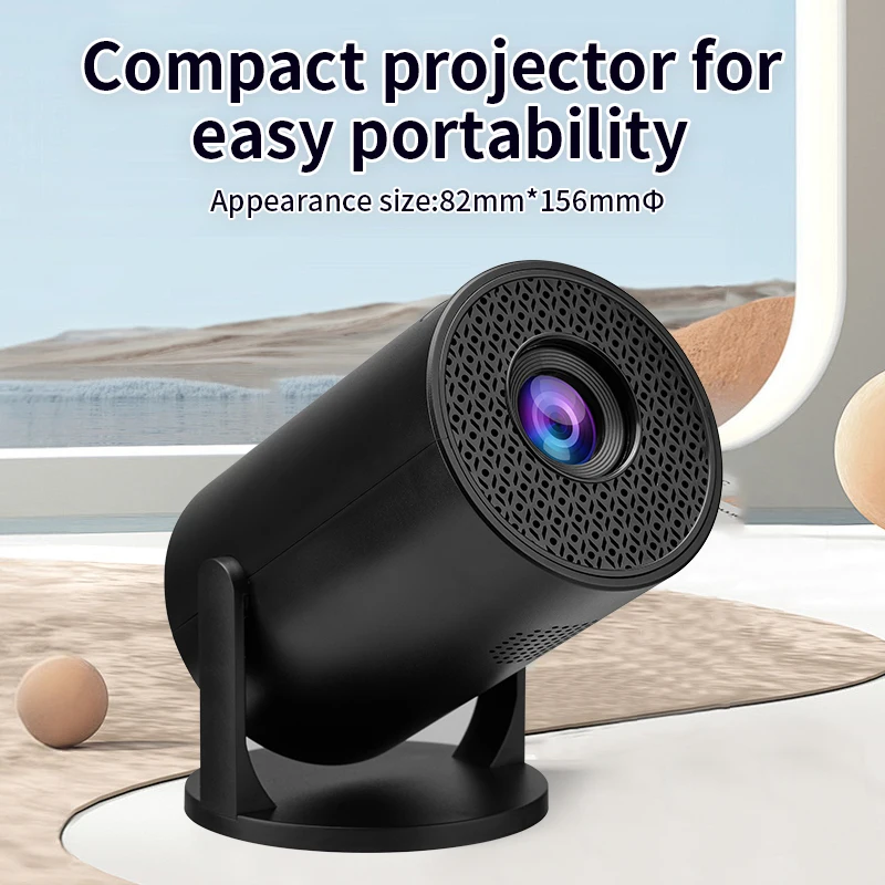 Smart 4k Portable 500 Lumens Dual WiFi Suitable for indoor projector 4k mobile phone wireless screen projection