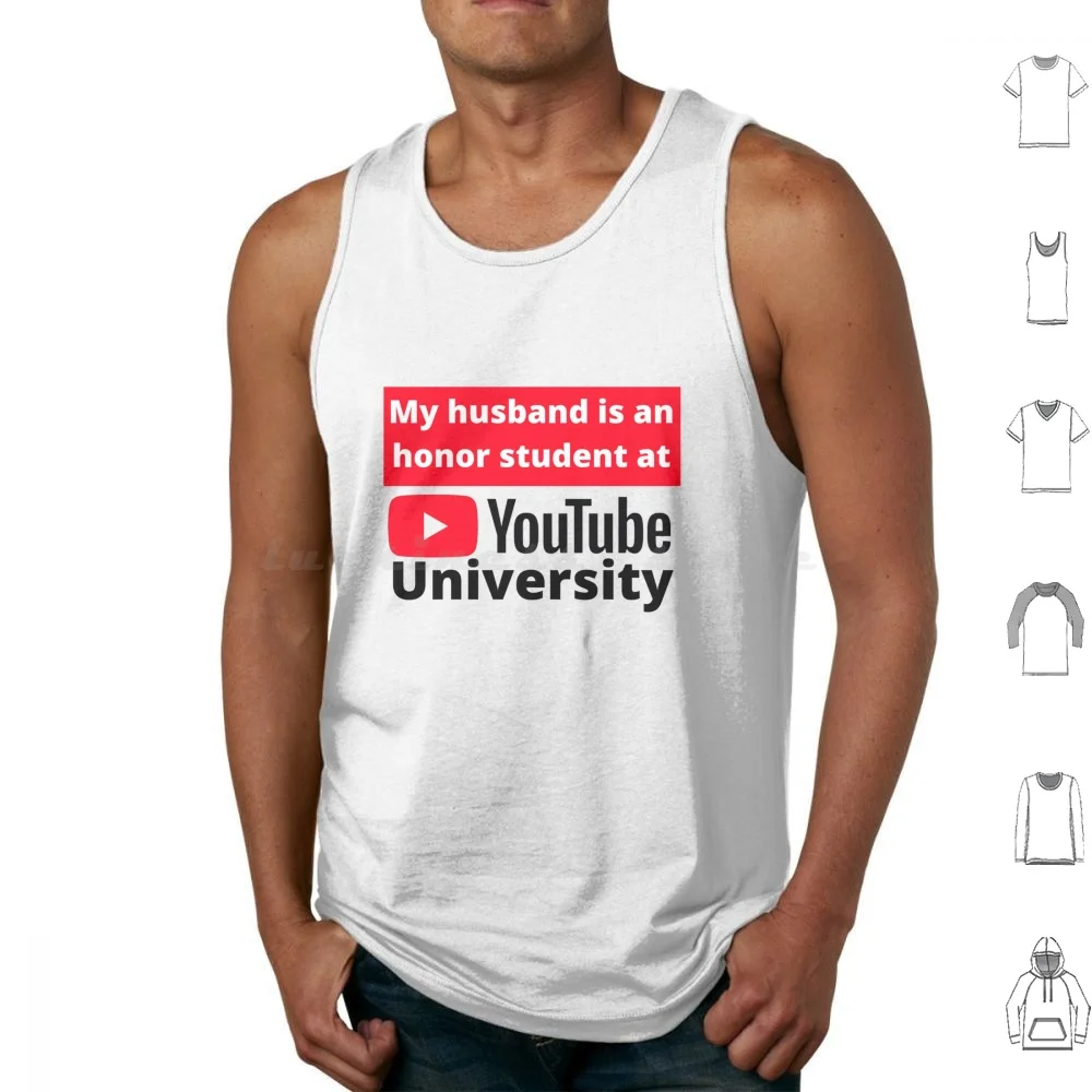

Мой муж-честь студента на Youtube университетские майки с принтом смешной Юмор из хлопка брак семья муж