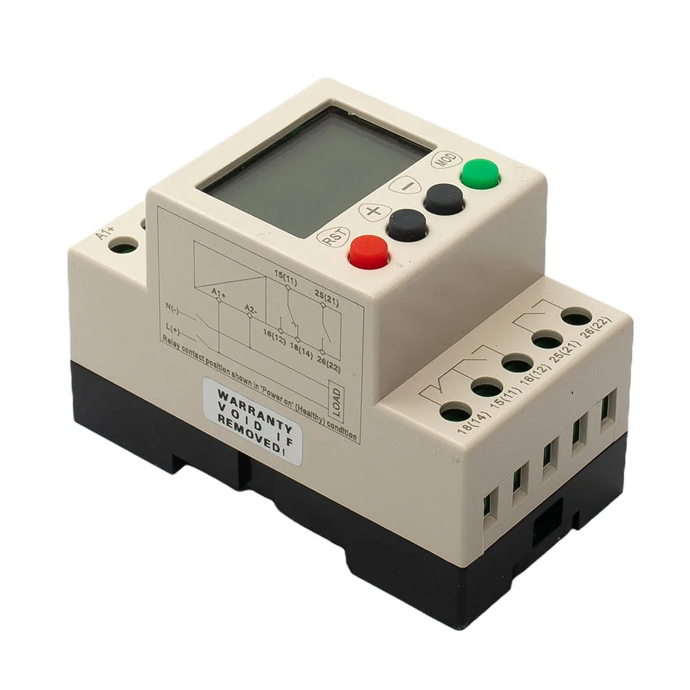 Overvoltage and Under Voltage Relay SVR1000 for Electric Motor Blower Water Pump Air Compressor with LCD Chinese Display