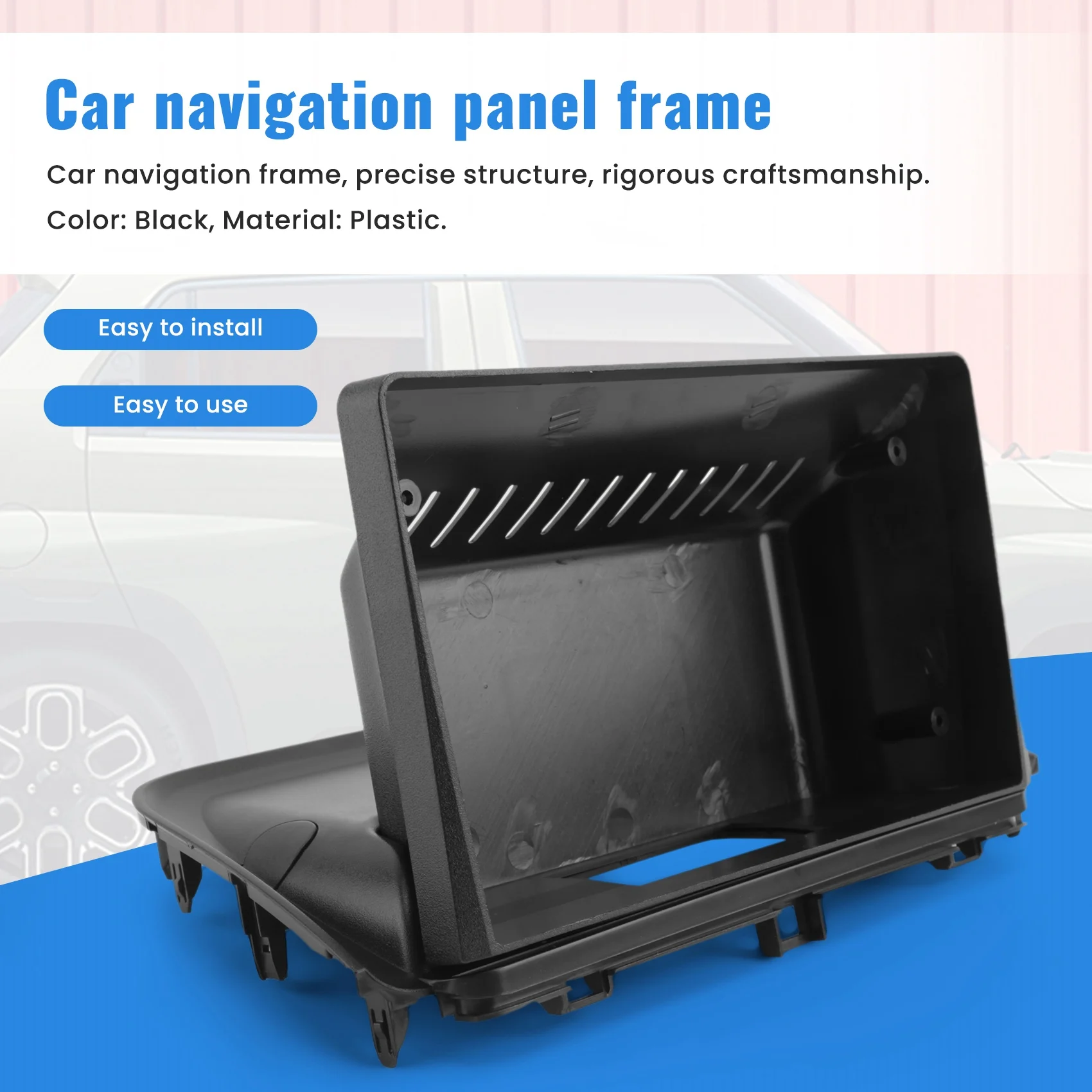 لوحة السيارة Fascia لراديو هيونداي كاسبير ومجموعة لوحة القيادة ، تثبيت وحدة تحكم Facia ، لوحة تحديد المواقع مدي ، محول 9 بوصة