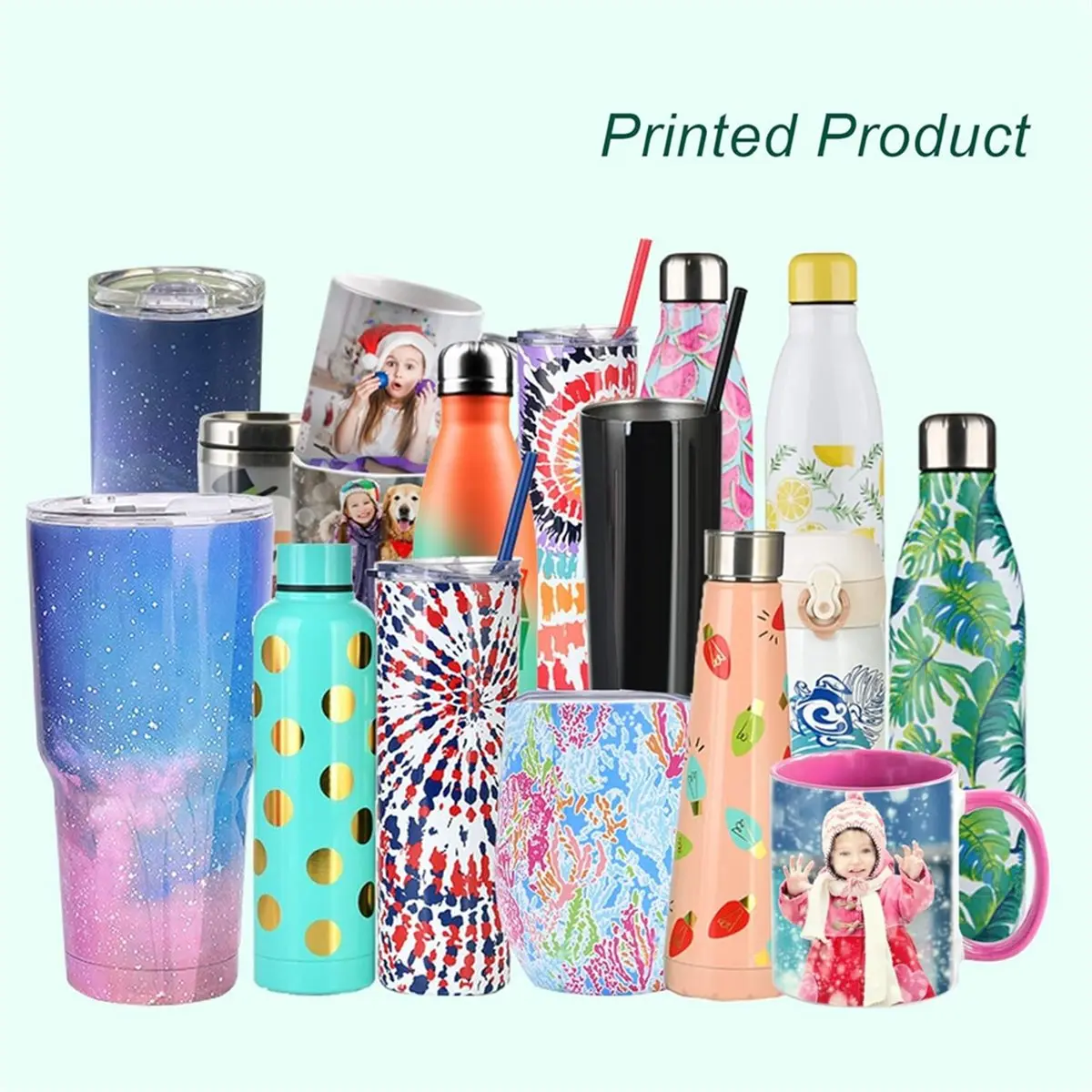 Home Tool 120Pcs Sublimation Shrink Wrap Sleeves,5x10 Inch Heat Transfer Shrink Film Bags for Blanks 20 Oz Tumblers,Mugs,Cups