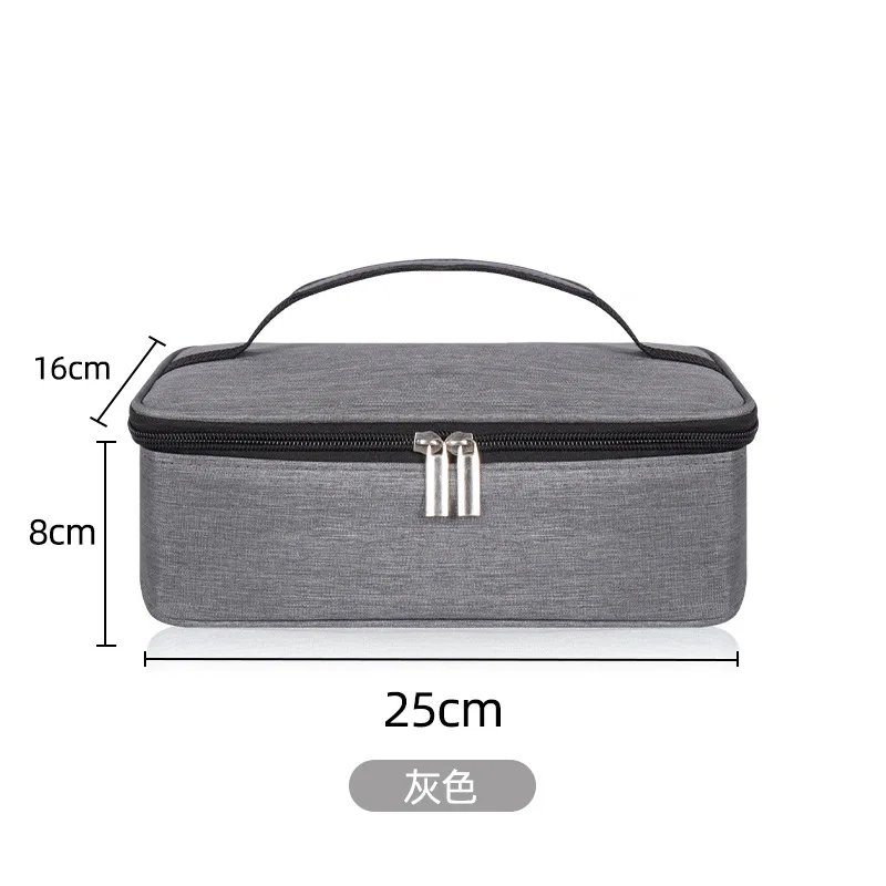 Square Portable Lunch Bag Insulated Lunch Box Bag Aluminum Foil Thickened Lunch Box Bag Suitable for Students and Office Workers