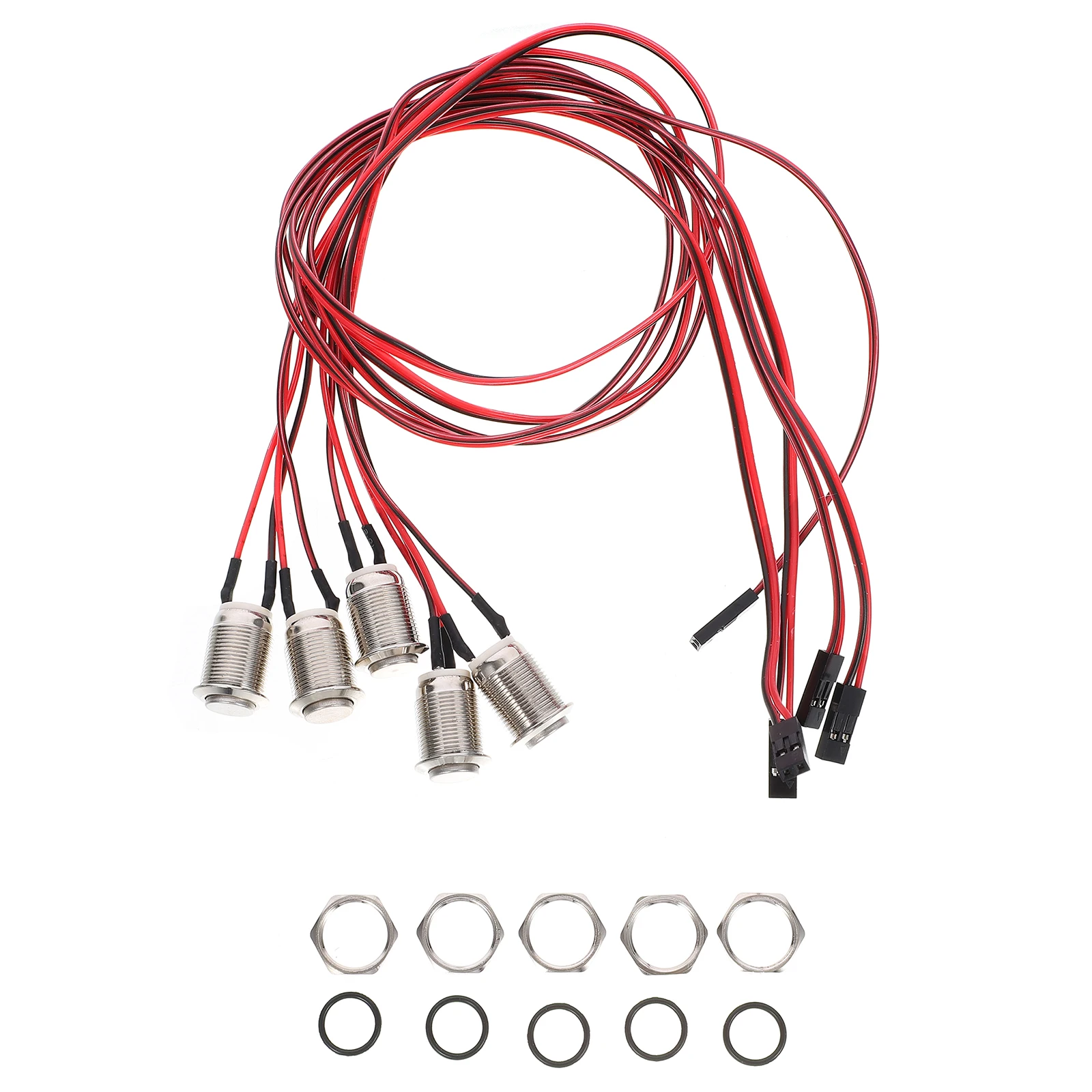 

Waterproof Push Button Switch Stainless Steel Rubber Car Modification Momentary Reset Button Flame Retardant Explosion Proof