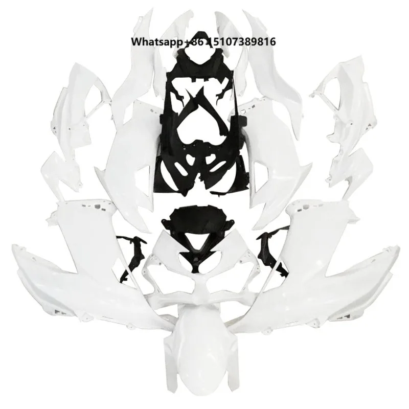 

Personalized Customization-Fairings for Ninja ZX6R Zx636 2019 2020 ABS Bodywork Unpainted White