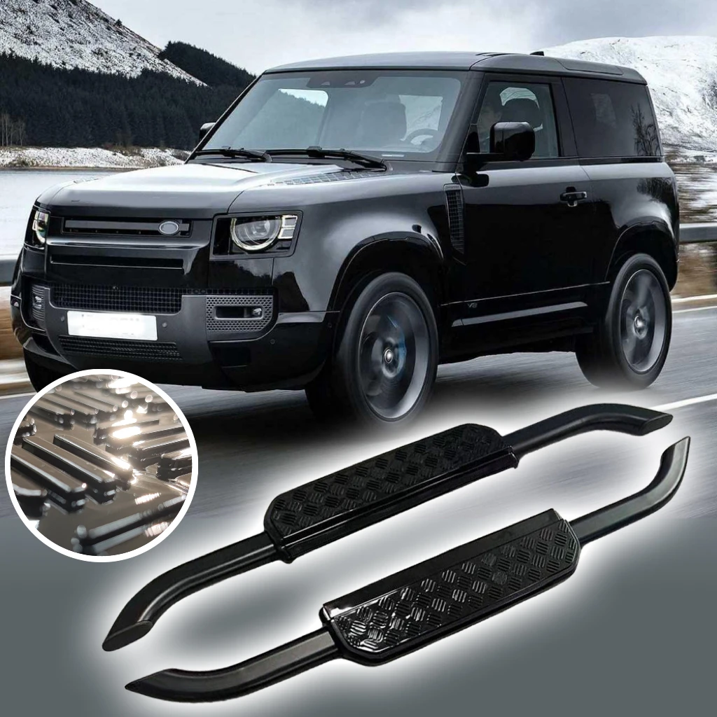 

2pcs Side Step fit for Land Rover Defender 90 2020-2026 Running Board Pedal Rail Board Dedicated Pedals New upgrade Accessories