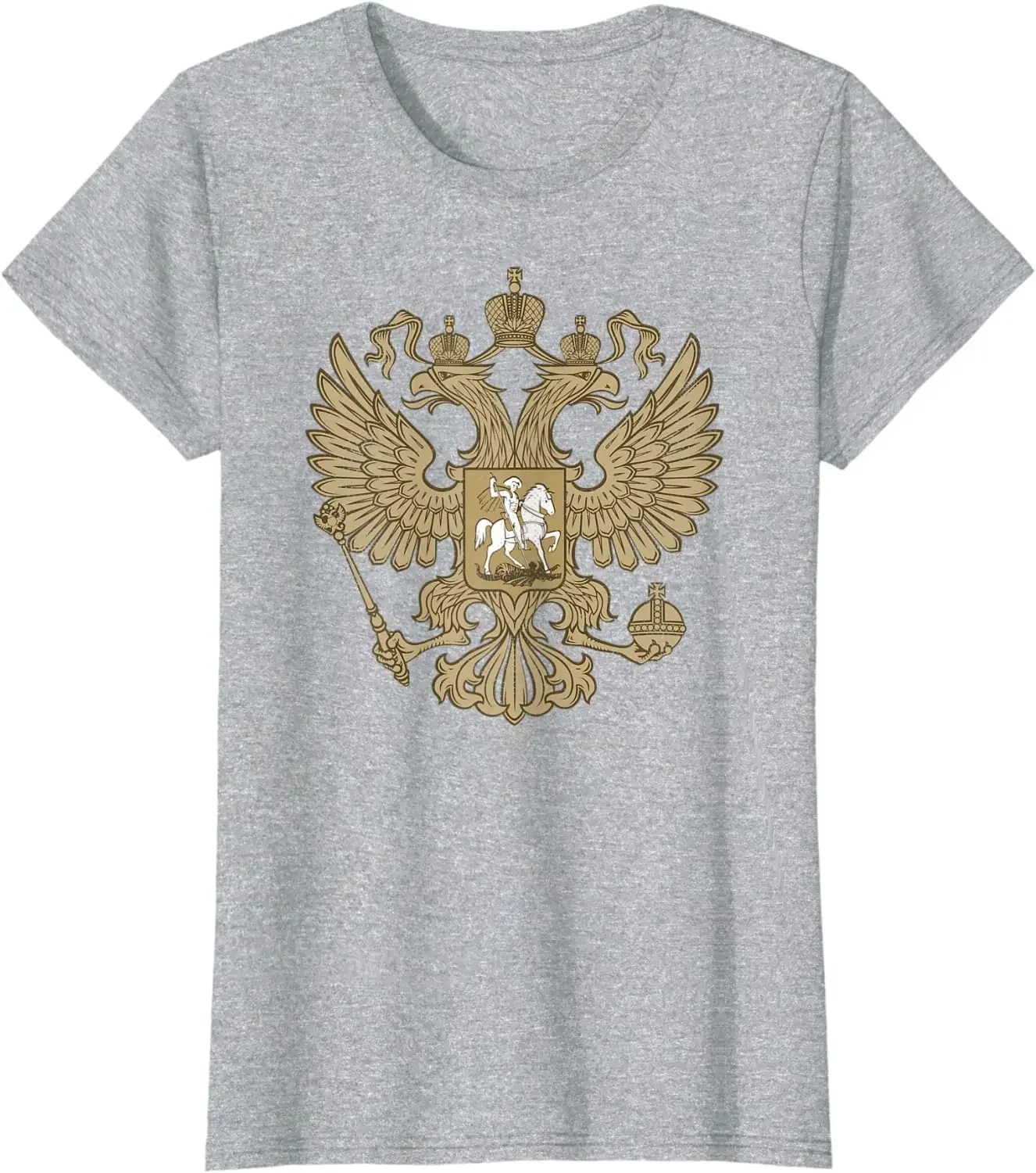 Double Headed-Eagle Russian Coat of Arms Men T-Shirt Short Sleeve Casual 100% Cotton O-Neck Summer TShirts