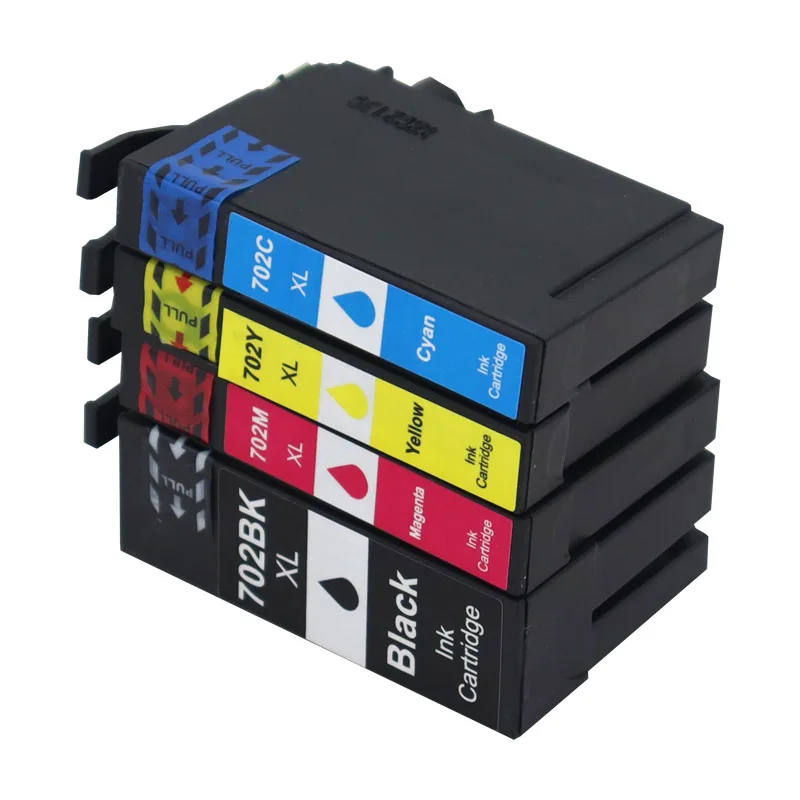 T702 T702XL 702 702XL Compatible Ink Cartridge for Epson Workforce Pro WF-3720 WF-3720DWF WF-3730 WF-3733 Printer