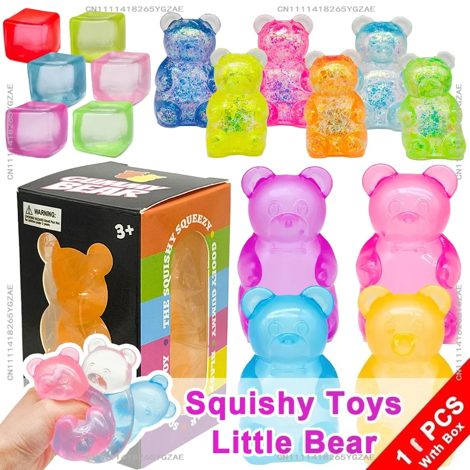 

Squishy Little Bear Maltose Pinch Stress Relief Ball Stress Relief Toy Pinch Music Stress Relief Tool Slow Rebound Squeeze Toys