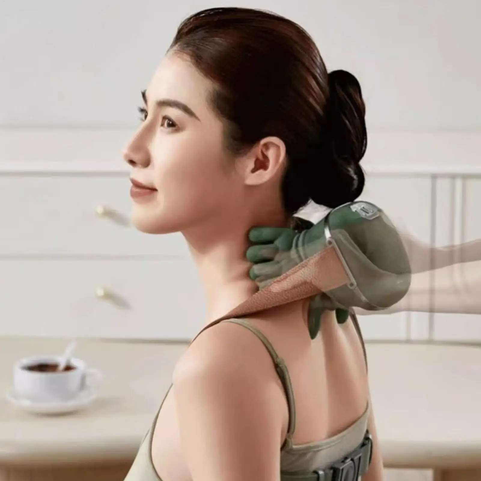 เครื่องนวดเนื้อเยื่อชั้นลึก เครื่องมือนวดกล้ามเนื้อไฟฟ้า เครื่องนวดไหล่เนื้อเยื่อชั้นลึก สำหรับวันเกิด วันคริสต์มาส คุณแม่ คุณพ่อ