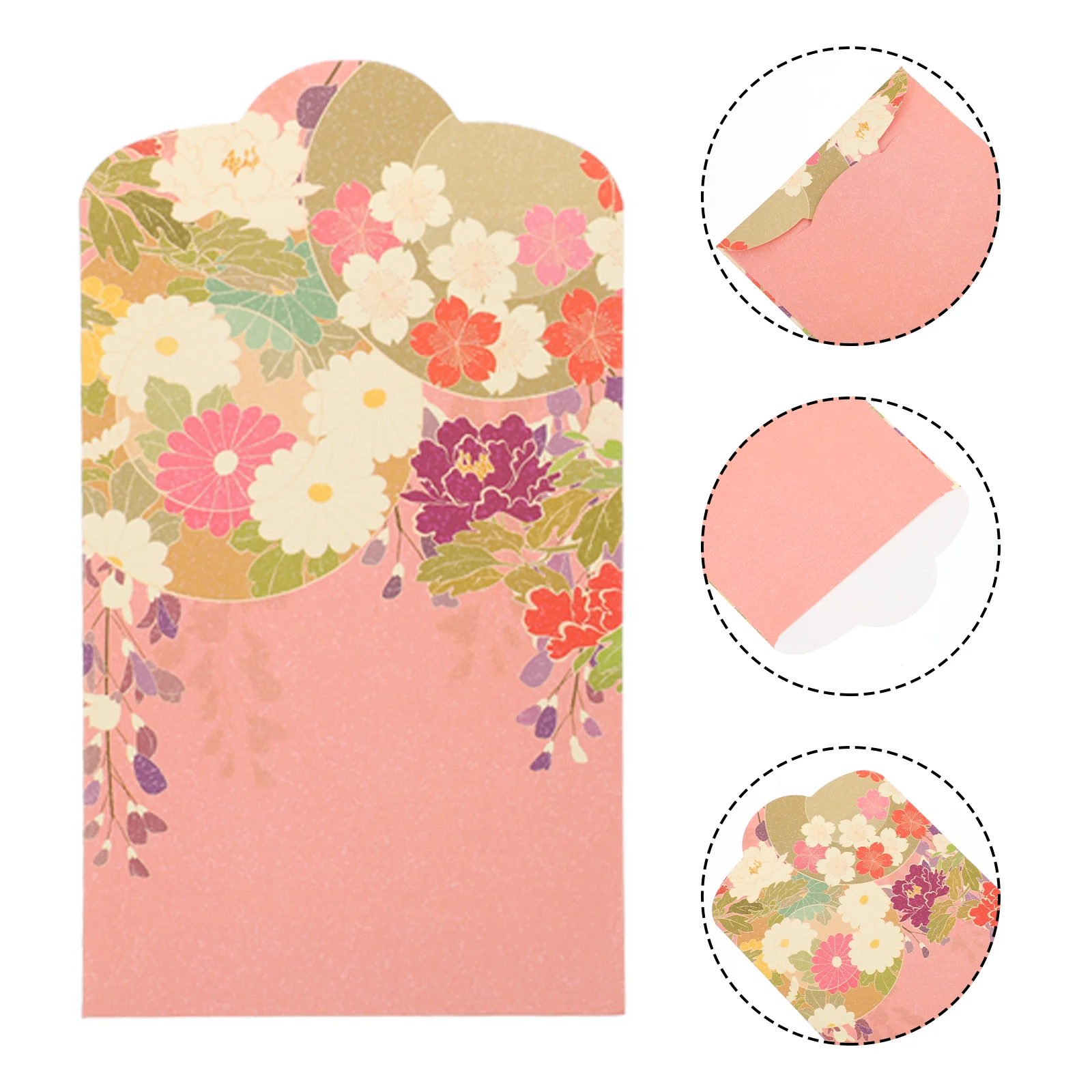 30 Pcs Pocket Red Envelope Japanese Style Small Decor Lucky Money Envelopes Wedding Cash 1200X800X005CM Paper