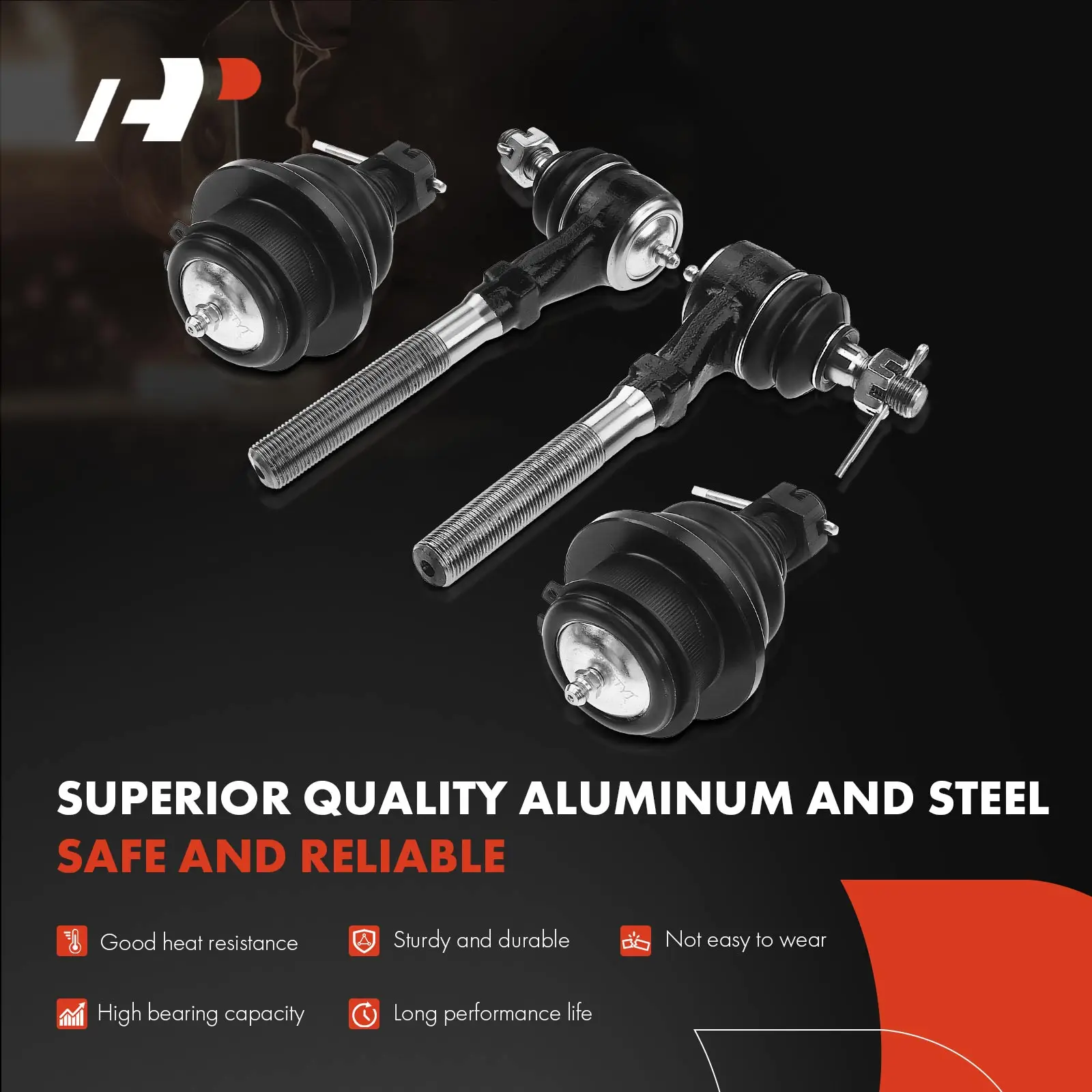 A-Premium 6x Inner & Outer Tie Rod End for Ford F-150 1997-2003 F-250 1997-1999 F-150 Heritage 2004 Expedition 1997-2002
