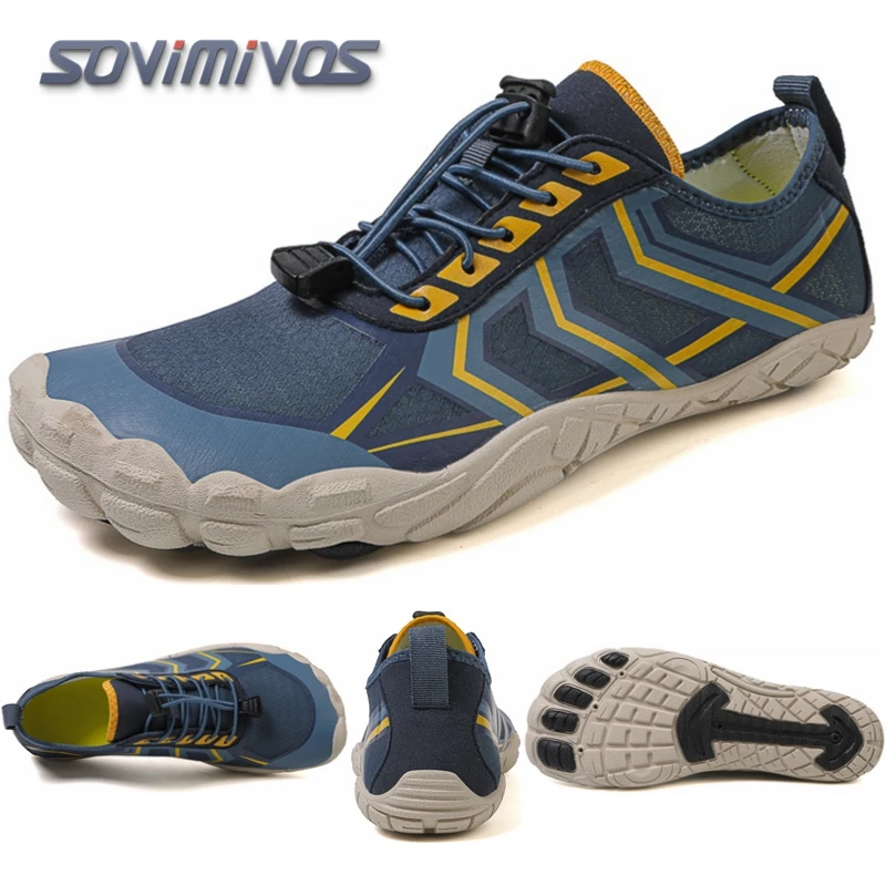 Unisex Swimming Water Shoes Men Barefoot Outdoor Beach Sandals Upstream Aqua Shoes Plus Size Nonslip River Sea Diving Sneakers