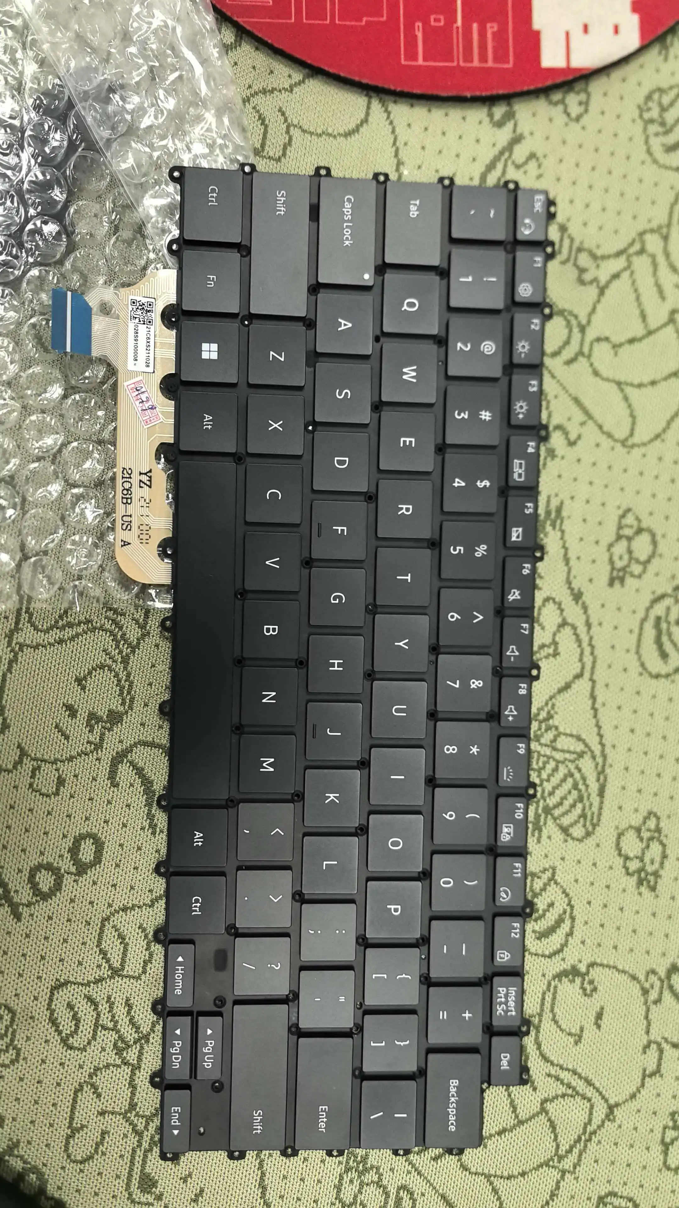 M Laptop English US Keyboard For Samsung Galaxy Book 2 NP730QFG Backlit