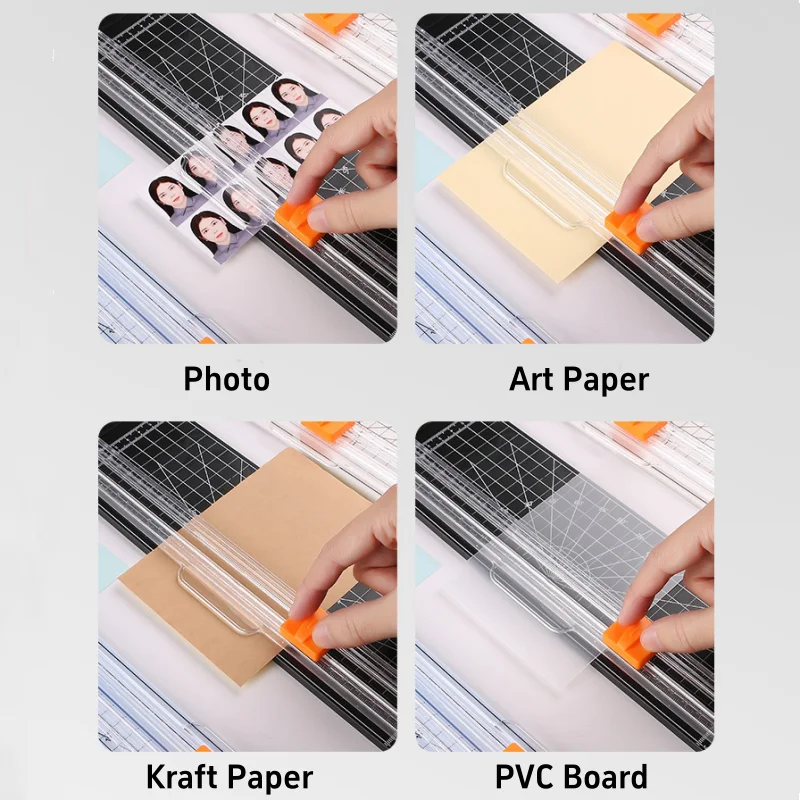 Portable Double Direction Paper Trimmer,A3 A4 A5 Photo Paper Cutter Student Handbook Making School Office Stationery Supplies