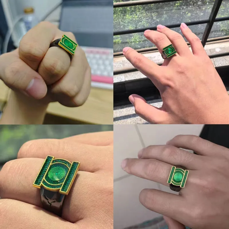 Adjustable Open Metal Ring TV Series Collectible Prop Cosplay Costume Decor Accessories Halloween Cosplay Gifts