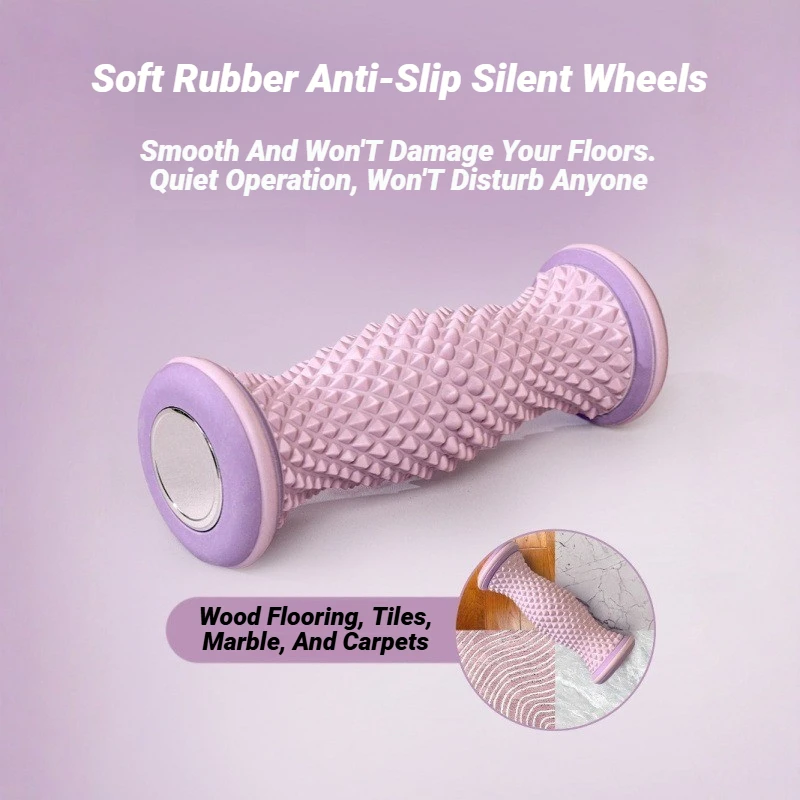 Foot Massage Roller Massager Plantar Acupressure Relaxation Feet Shiatsu Calf Shaping Tools Portable Fascia Anti Fatigue Pain