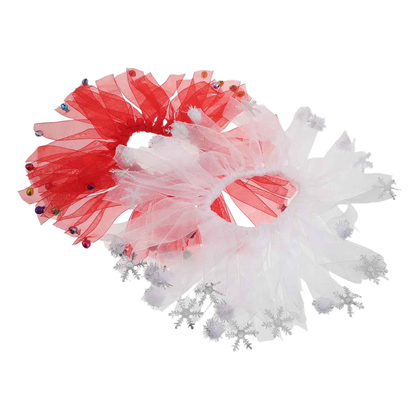 2Pcs Dog Tutu Dress for Small Dogs - Stylish Tulle Pet Skirt Costume for Wedding Birthday Party Photo Shoot Holiday Celebration