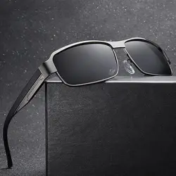 Classic Metal Frame Men Sunglasses Luxury Brand Designer Sun Glasses For Man Driving Fishing Vintage Eyewear