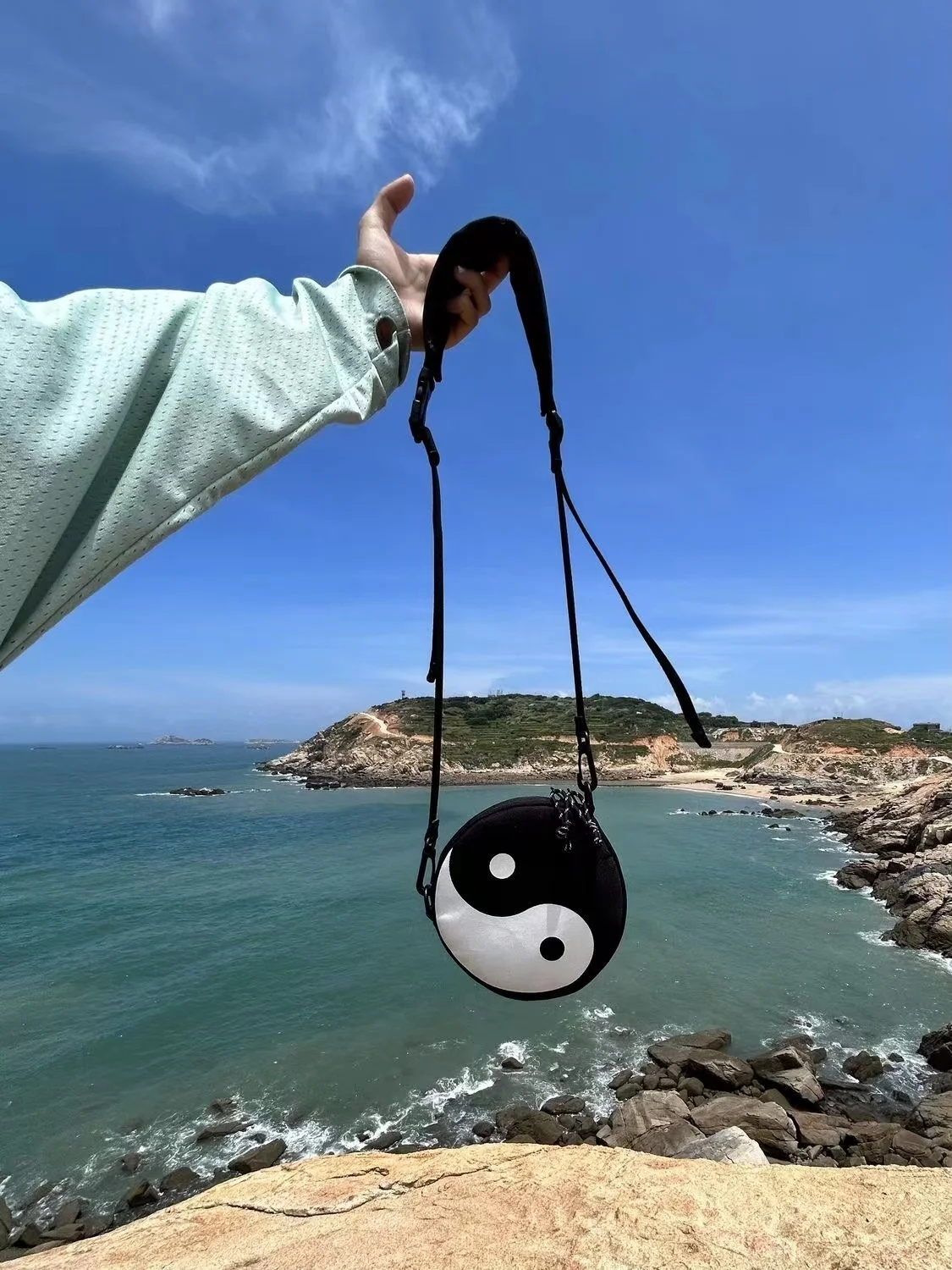 Mini Bolsa De Ombro Kung Fu Tai Chi, Cultura Tradicional Chinesa, Saco De Cintura Redonda