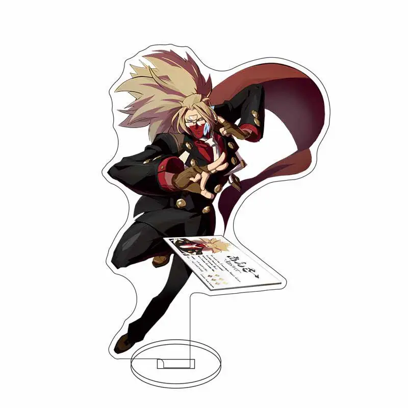 16CM Anime GUILTY GEAR STRIVE：DUAL RULERS Figure Sol Badguy‌ Ky Kiske May Chipp Zanuff‌ Acrylic Stand Cos Ornaments Gifts view 3