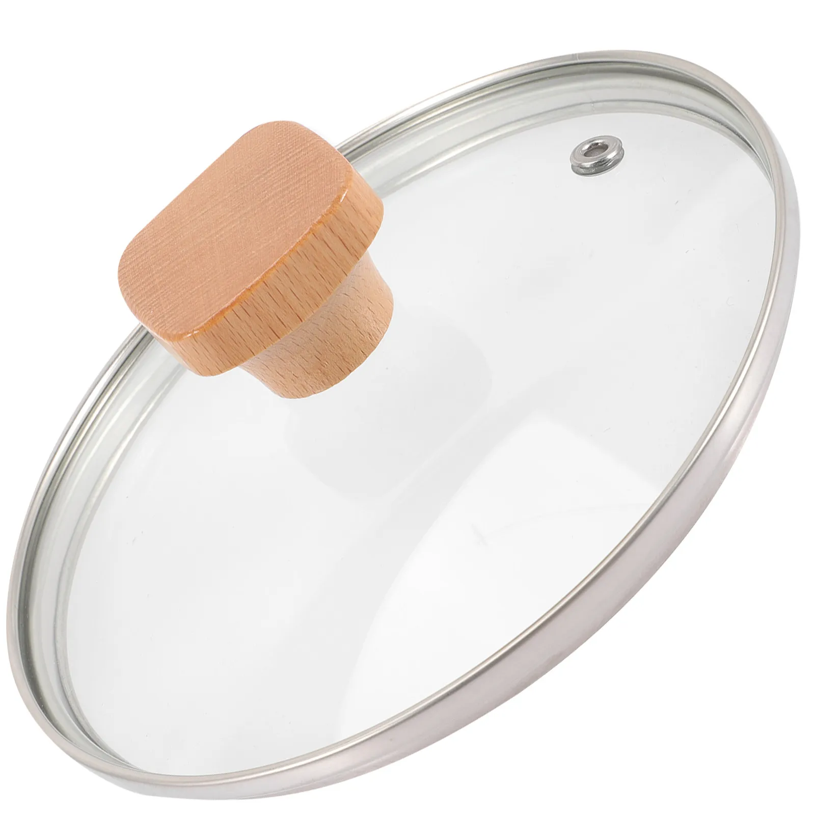 Universal Toughened Glass Pot Lid Household Kitchen Cookware Cover Transparent Visible Pot Glass Cover Jar Lids