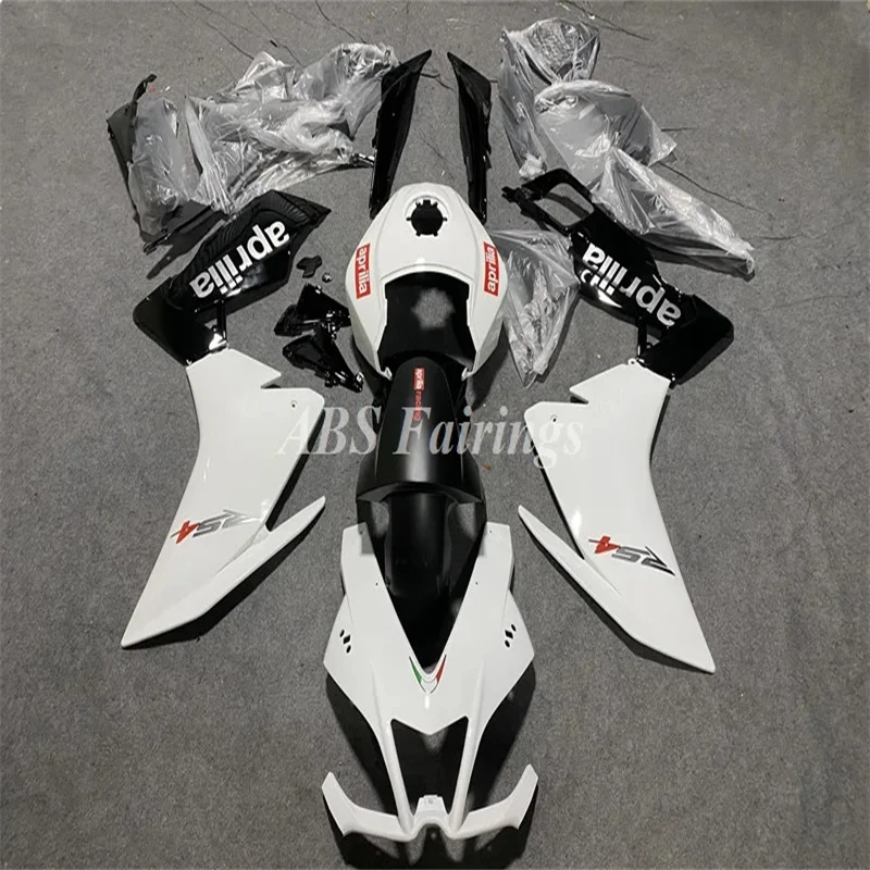 4Gifts New ABS Whole Fairings Kit Fit for Aprilia RS4 50 125 2012 2013 2014 2015 12 13 14 15 Bodywork Set Black White