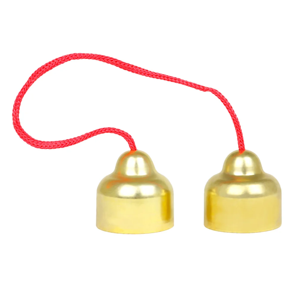 جرس قرع نحاسي محمول باليد لأداء تعلم الموسيقى أجراس الأدوات المحمولة #3