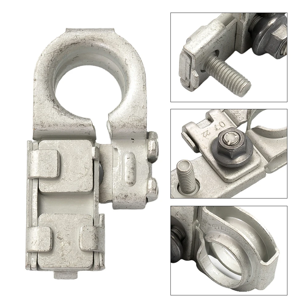 Terminal de batería plateado para Accent, Forte, Sedona, Soul, Rio, Tucson, Sante Fe, repuesto 91980-3X010