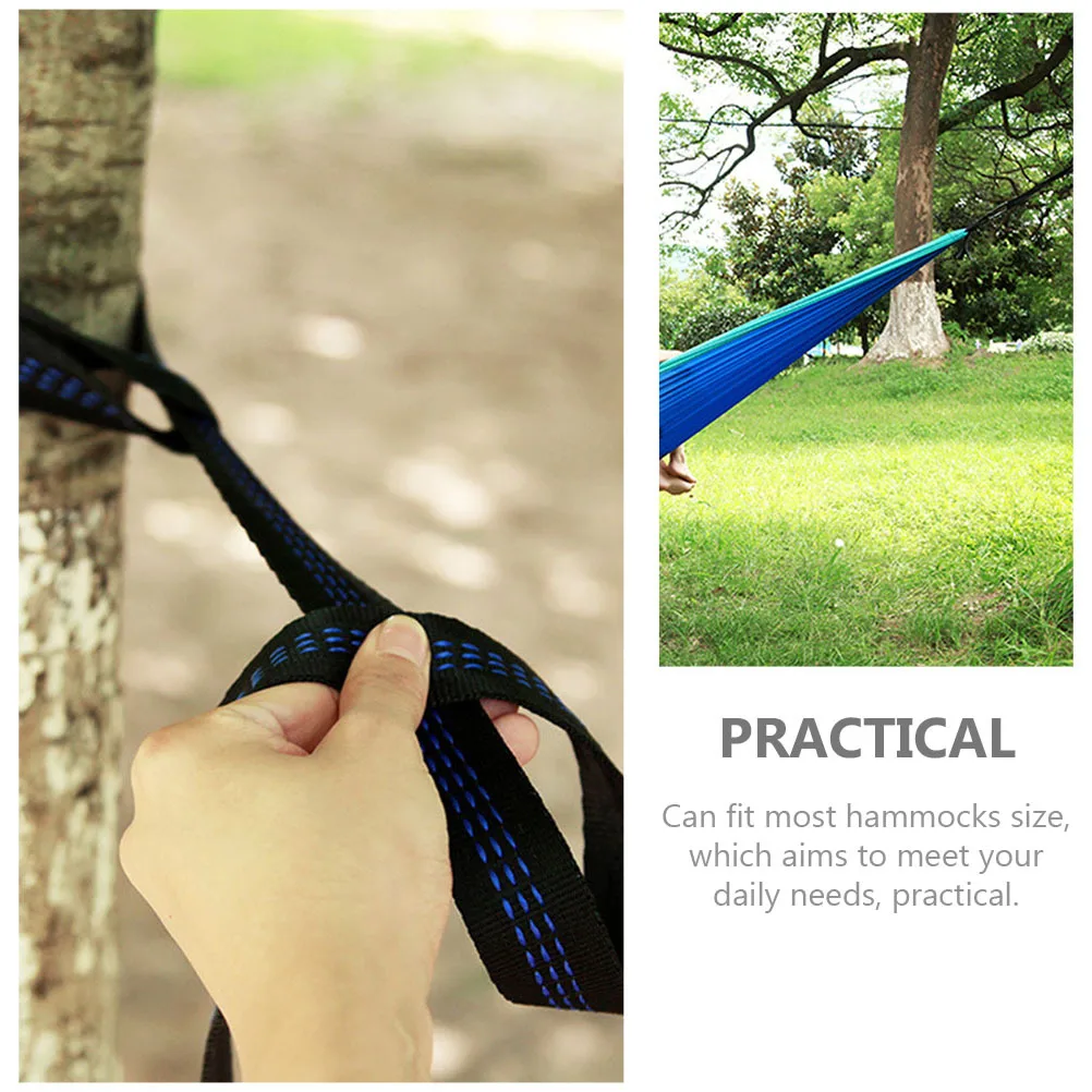 

Premium Hammock Strap Set Durable Lightweight Easy Connect for Trees Swing Hanging Straps Outdoor Fun Hammock Straps