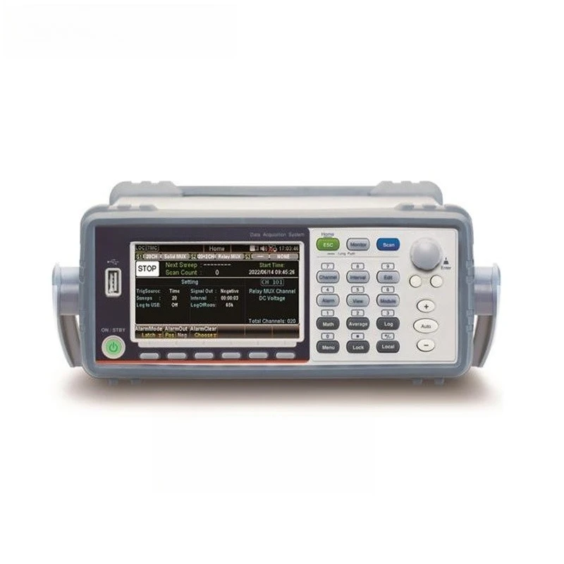 Multi-channel data collector recorder Built-in six-position and semi-multimeter acquisition module