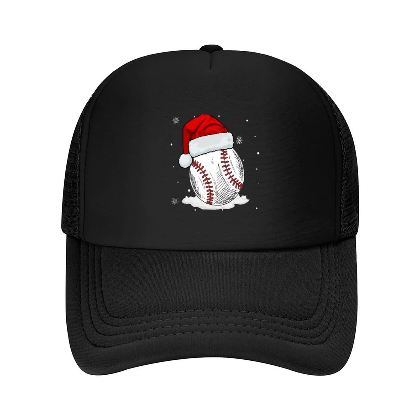 

Christmas Baseball T-Shirt For Kids Men Ball Santa Pajama Baseball Cap Winter hat Hat Man For The Sun Woman Hats Men's
