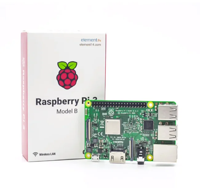 Новая оригинальная плата Element14 Raspberry Pi 3 Model B, 1 ГБ LPDDR2 BCM2837, четырехъядерный процессор Ras PI3 B, PI 3B, PI 3 B с Wi-Fi и Bluetooth