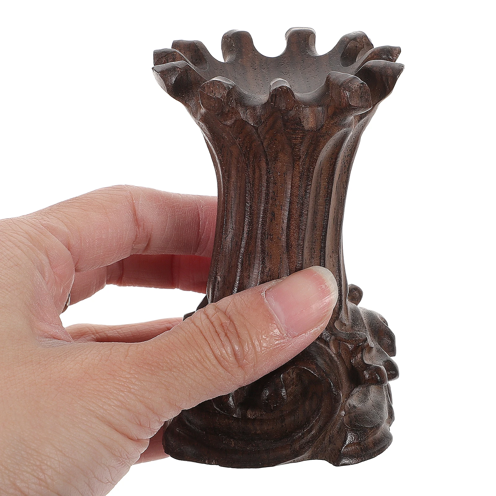 

Crystal Ball Base Wooden Craft Adornment Natural Wood Display Stand For Quartz Ball Gourd Holder Vintage Desktop Decor