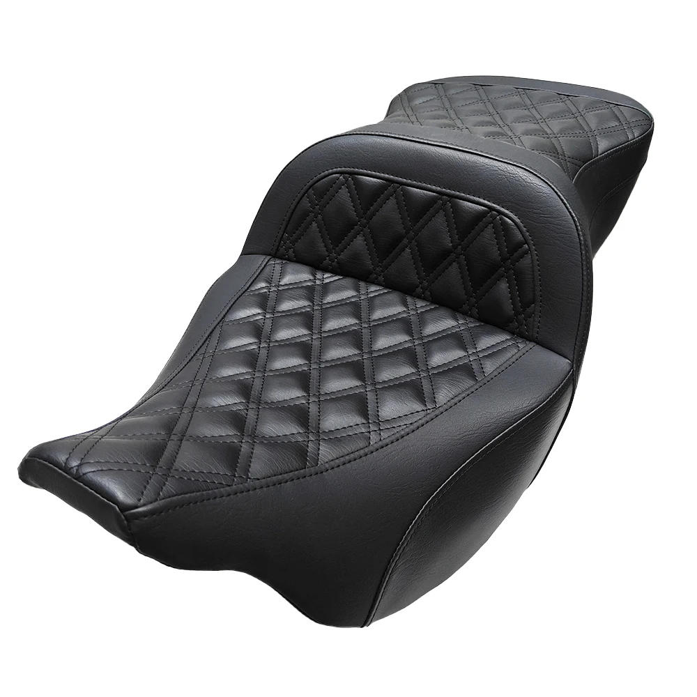 

Аксессуары для мотоциклов, черный повышающий большой диван и 2 гелевых внутренних сиденья для Harley Touring Street Glide Road Glide Road King 2008-2023