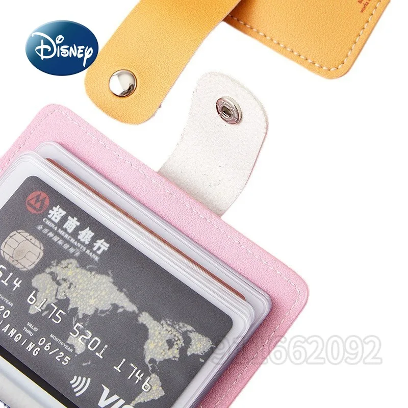 Disney Winnie The Pooh New Women's Card Holder Luxury Brand Original Credit Card Holder Multi-card Slot Fashion Card Holder