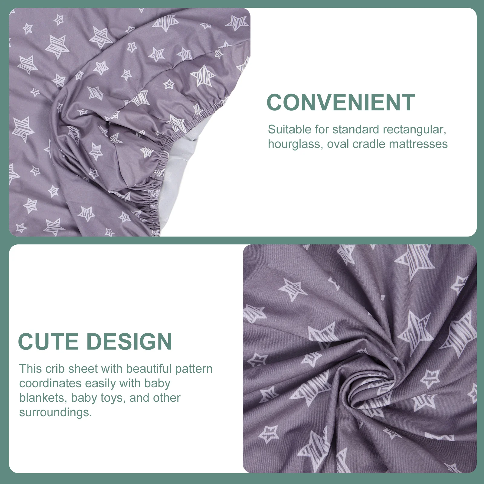 

Washable Baby Changing Pad Cover Elastic Detachable Reusable Changing Table Sheet Protective Cover for Infant Cradle Mattress