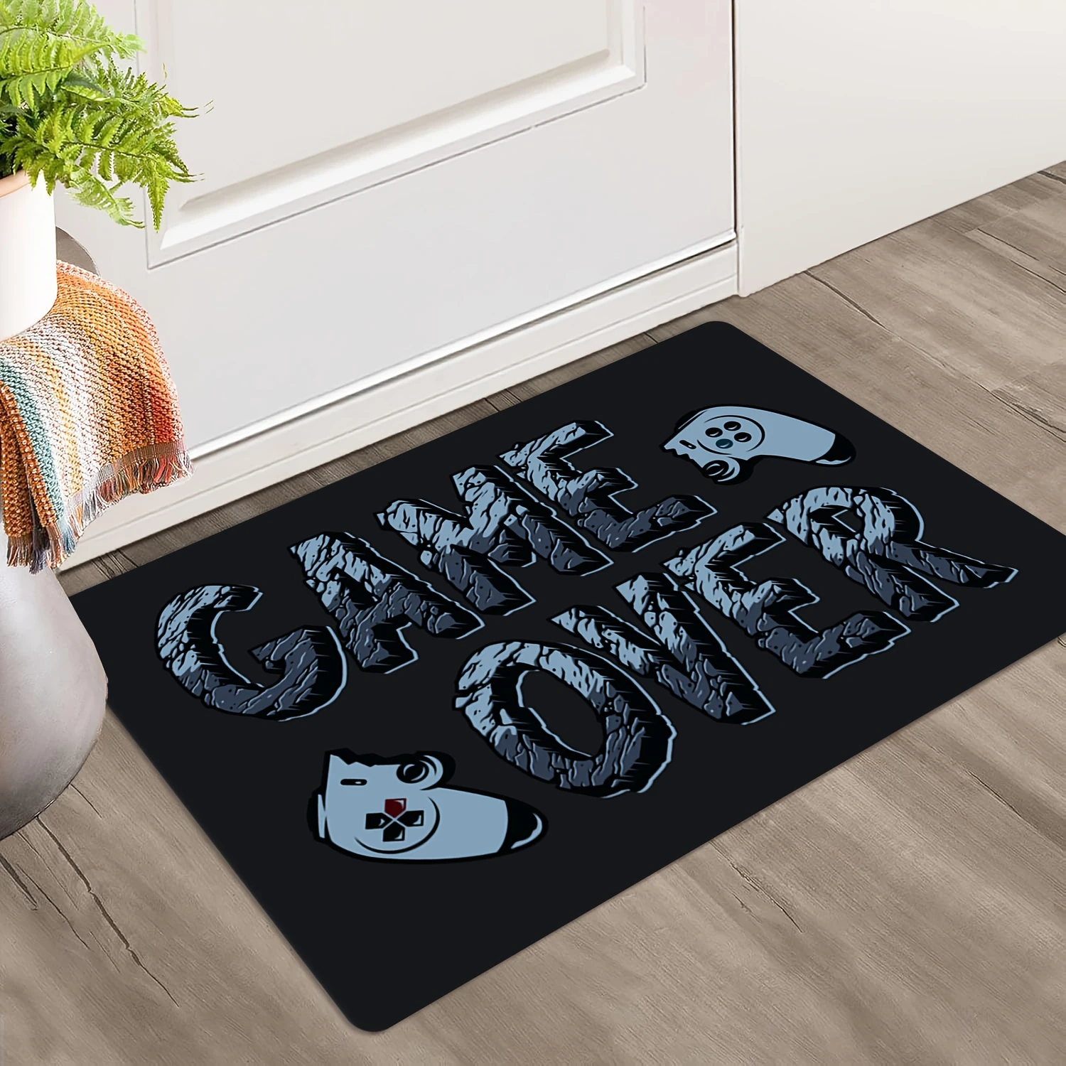 VIKAMA Custom House Number Doormat Non Slip Washable Entrance Mat for Home Front Door Entryway Hallway Decor