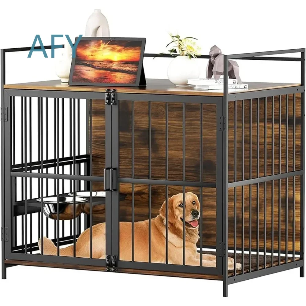 Minimalist Dog Fence Indoor Dog House Cage Crate for Dogs Puppy Pet Shop Housing Habitats for Small Medium Large Breeds