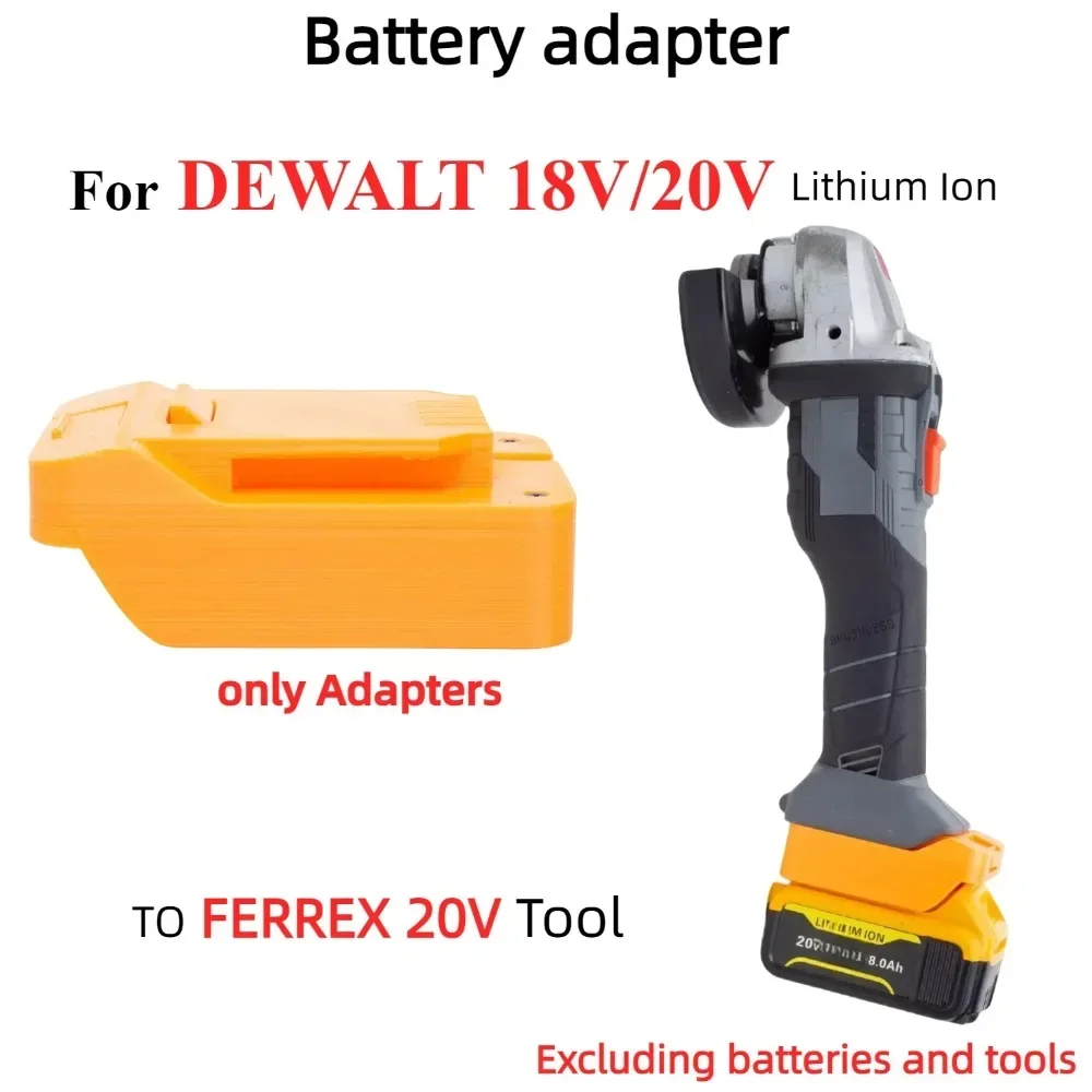 

Battery Adapter for DeWalt 18/20V MAX XR DCB Series Battery Converter TO Aldi FERREX 20V Series Cordless Tools(Only Adapter)