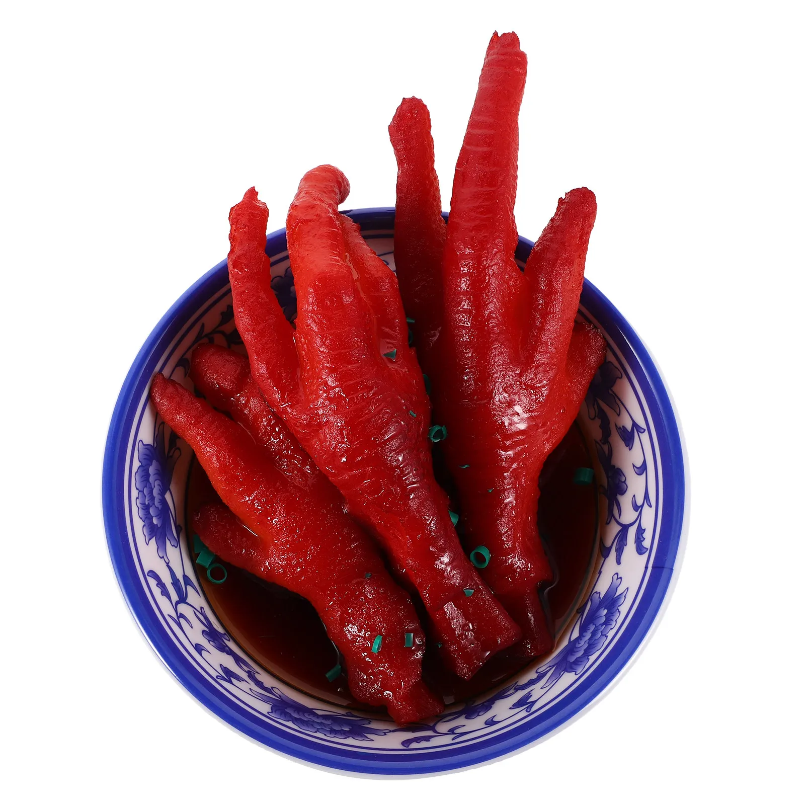 Lifelike Artificial Chicken Claw Braised Roasted Feet for Culinary Photography Restaurant Display Kitchen Faux Food