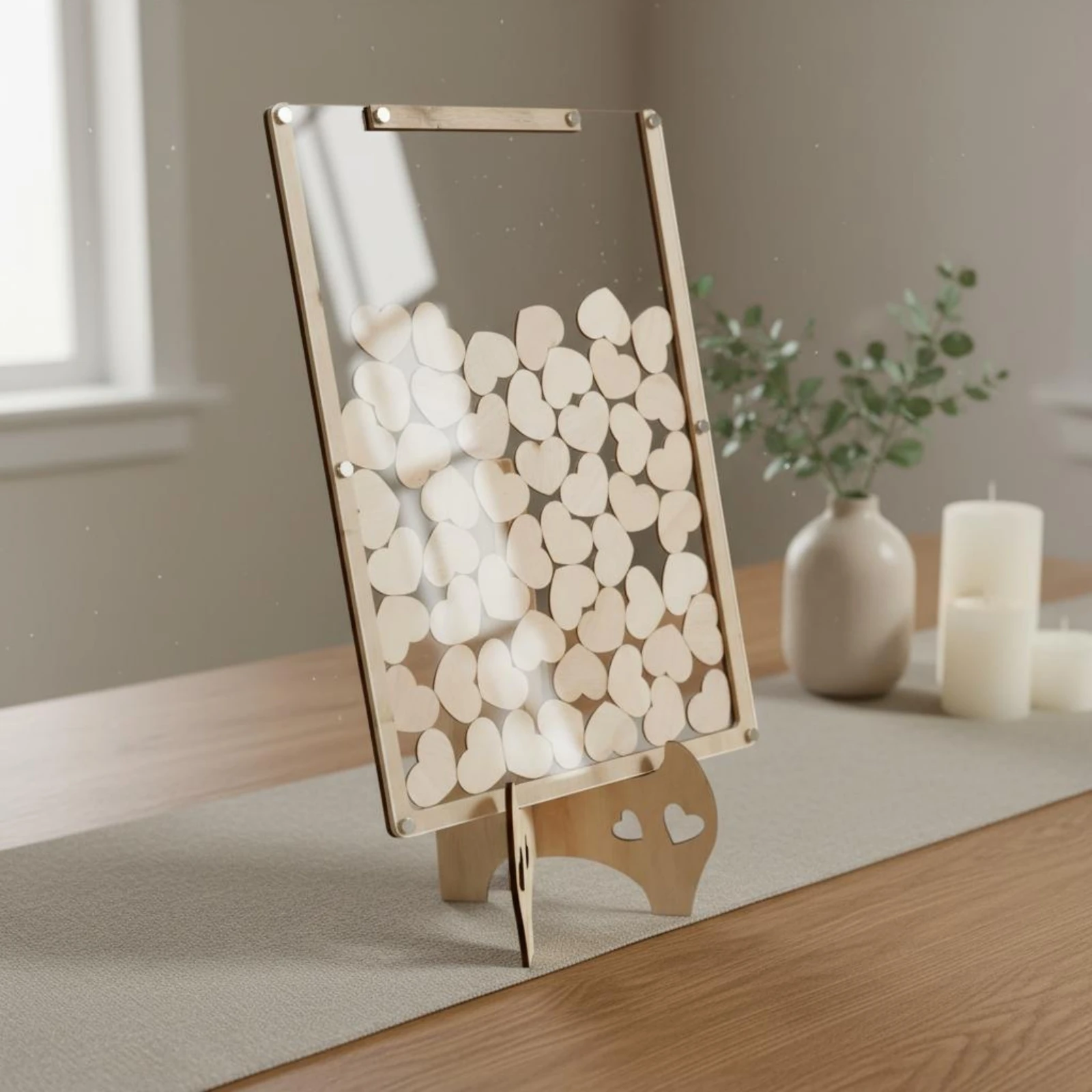 Houten hart gastenboek Romanti - Personalized Guest Book recensie en prijs