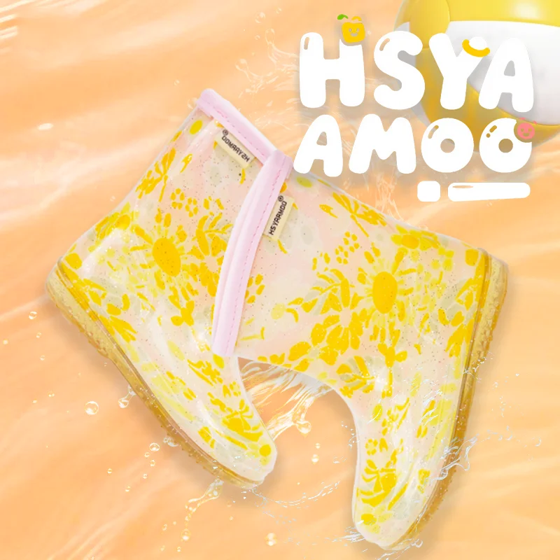 

Baby Fashion Rain Boots - Waterproof and Non-Slip, Soft and Lightweight, Suitable for Outdoor Games and Muddy Adventures