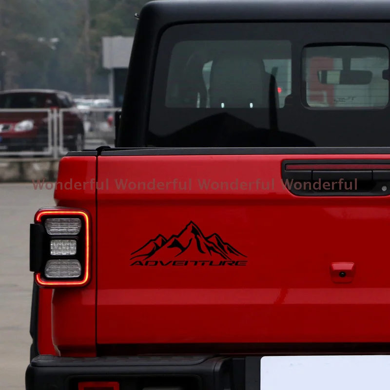 Stiker Motor Truk Mobil Vinil Lucu Reflektif Petualang Gunung Stiker Kendaraan Perjalanan Lintas Alam