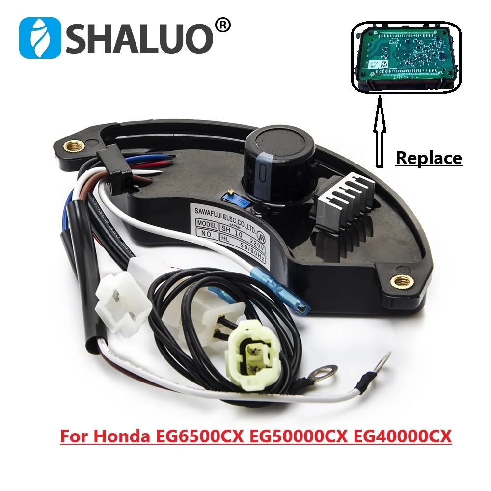 Replace Honda AVR Automatic Voltage Regulator Single Phase 220V 8 wires For EG6500CX EG50000CX EG40000CX Gasoline Generator Part