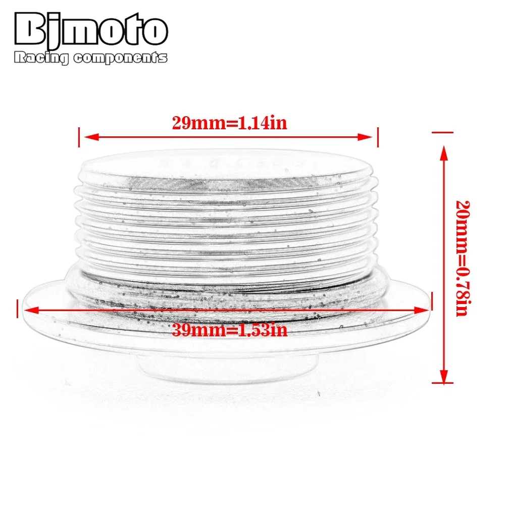 Engine Oil Drain Plug Sump Nut Cup Cover M30 For KAWASAKI GTR1400 NINJA 250R 300 H2 SX VERSYS X-300 Z300 2015-2017 - Image 6