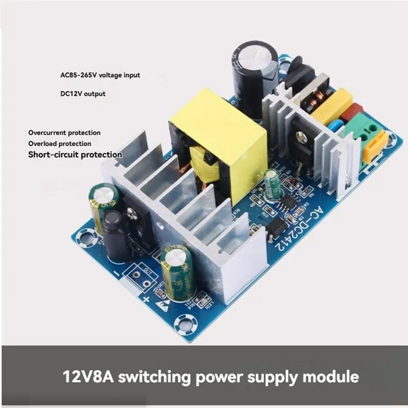 [NEW A09R!】 AC220V To DC12V 100W High-Power Switch Power Board 8A Industrial Power Module Without Terminal Connections