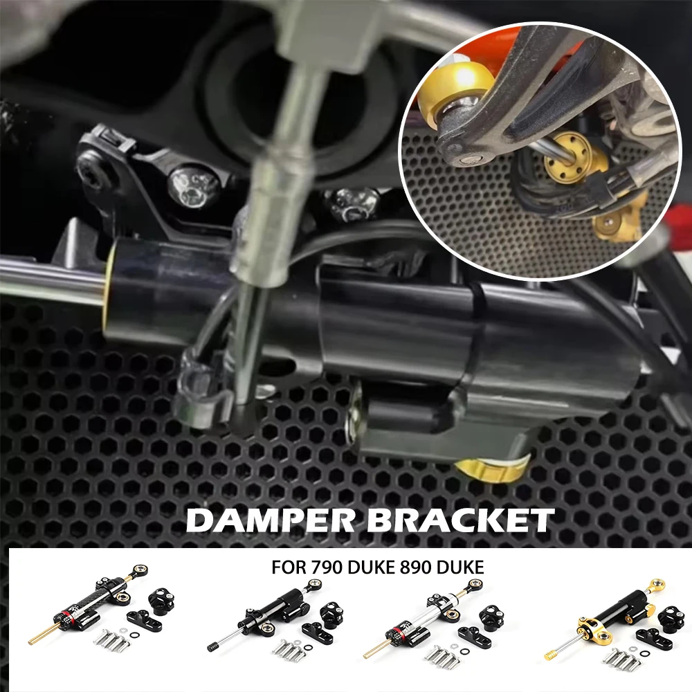 New Steering Stabilizer Damper Mount Bracket Motorcycle Accessories For 790 Duke 890 Duke Anti Shake