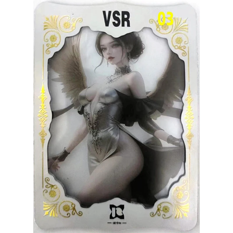 Anime Goddess Story Rare VSR Reflections Flash Cards Beelzebul albedo Toys for boys Collectible Cards Christmas Birthday Gifts